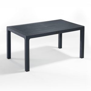 Canterbury Polypropylene Rattan Rectangle 6 Seat Table (1500mm x 900mm)
