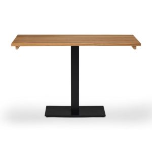 Alternative view of Forza Solid Wood Complete Table - Dining Table Height - Indoor - Rectangle Top - Single / Twin Base- TabFSW