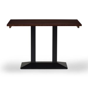 Alternative view of Quattro Solid Wood Complete Table - Dining Table Height - Indoor - Rectangle Top - Single / Twin Base- TabQsw