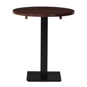 Alternative view of Forza Solid Wood Complete Table - Dining Table Height - Indoor - Round Top - Square / Round Base- TabFSW