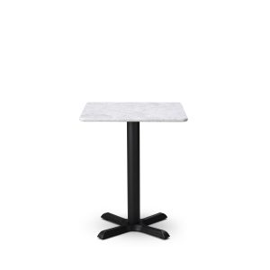Phoenix Cruciform Solid Marble Table - Dining Table Height - Indoor / Outdoor - Square - TabPMrb