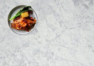 Alternative view of Solid Marble Table Top - Indoor/Outdoor Table Top - Rectangle - TabMrb