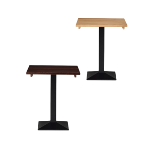 Quattro Solid Wood Complete Table - Dining Table Height - Indoor - Square - TabQsw