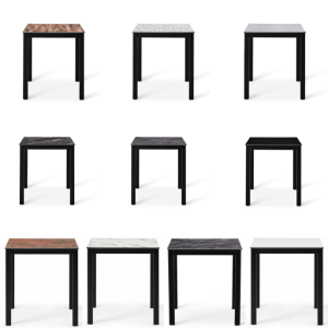 Ultratop Compact Laminate Complete Table - Dining Table Height - Indoor/Outdoor - Square - TabUT