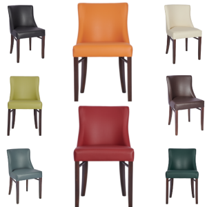 Repton - Side / Dining Chair - 8 Colour Options - Stained Walnut Finish - GbRp