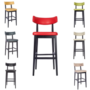 Christa - High Stool - 7 Colour Options - Gbcst