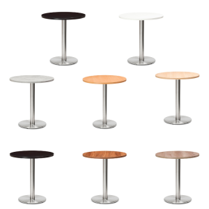 Danilo Medium Base - MFC Top - Dining Table Height - Indoor - Round - TabDan