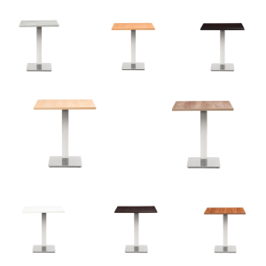 Danilo Medium Base - MFC Top - Dining Table Height - Indoor - Square - TabDan