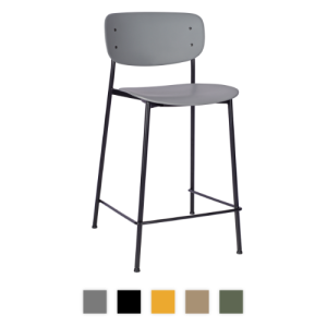 Greenwich - Mid Height Stool - 5 Colour Options - Gbgw