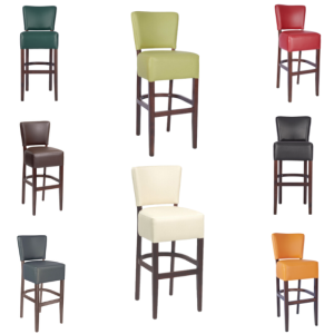 Trent - High Stool - 8 Colour Options - GbTnt