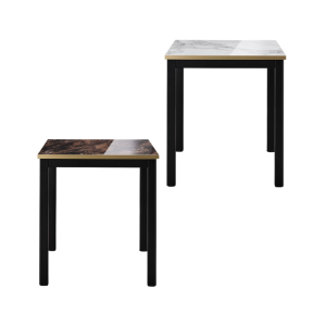 Tuff Top Premium High Gloss Complete Table - Dining Table Height - Indoor / Outdoor - Square - TabUprm