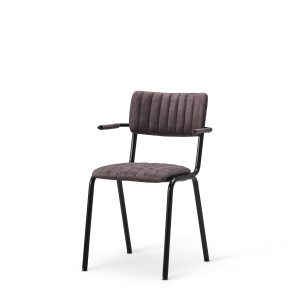 Alternative view of Bourbon Side Chair - Faux Suede - 6 Colour Options - TabBrbn