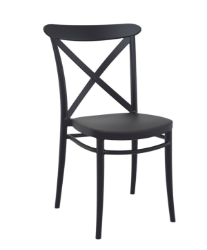 Alternative view of Cross Side Chair - 4 Colour Options - Zpcs