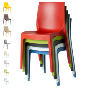 Strata Polypropylene Chairs - 13 Colour Options - Tabstra