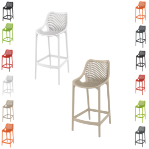 Air Bar Stool - Mid / High - 7 Colour Options - Zpar