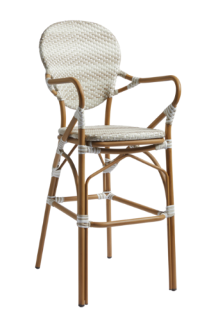 Alternative view of Brittany High Stool - 2 Colour Options - Zpbt