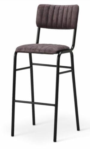 Alternative view of Bourbon Ribbed High Stool - 60 Variation Options - MOQ 10pcs - Zpbn