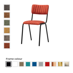 Bourbon Ribbed Side Chair - 60 Variation Options - MOQ 10pcs - Zpbn