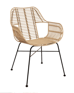 Alternative view of Palm - Rattan Arm/Side Chair - 2 Colour Options - Zppm