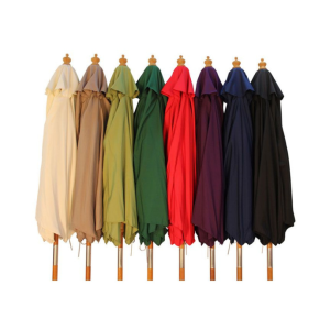 Parasols - 9 Colours - 2.5m Wooden Parasol - Lb