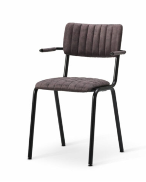 Alternative view of Bourbon Ribbed Arm Chair - 60 Variation Options - MOQ 10pcs - Zpbn