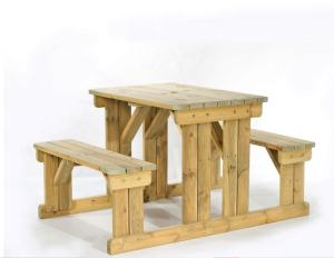 Alternative view of Jersey Walk-In Commercial Picnic Table - Various Sizes - 2 Colours - FSC®